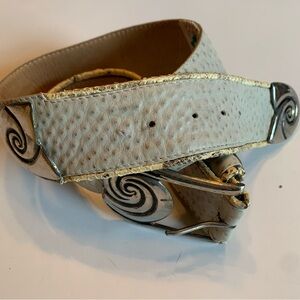 Cream belt